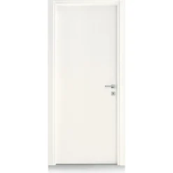 Porta a battente reversibile Sun bianca 80x210 cm