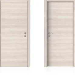 Porta a battente reversibile MAUI Larice Nocciola 80x210 cm