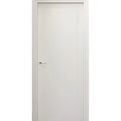 Porta a battente reversibile Elba bianco 70x210 cm