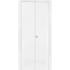 Porta a libro sinistra Cleaf bianca 80x210 cm
