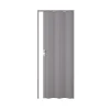Porta a soffietto Luciana in PVC 88,5x214 cm grigio pastello