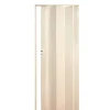 Porta a soffietto Maya in PVC 83x214 cm bianco frassino