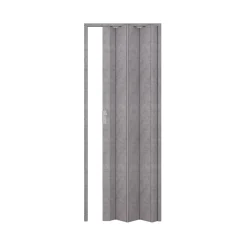 Porta a soffietto Maya in PVC 83x214 cm cemento grigio
