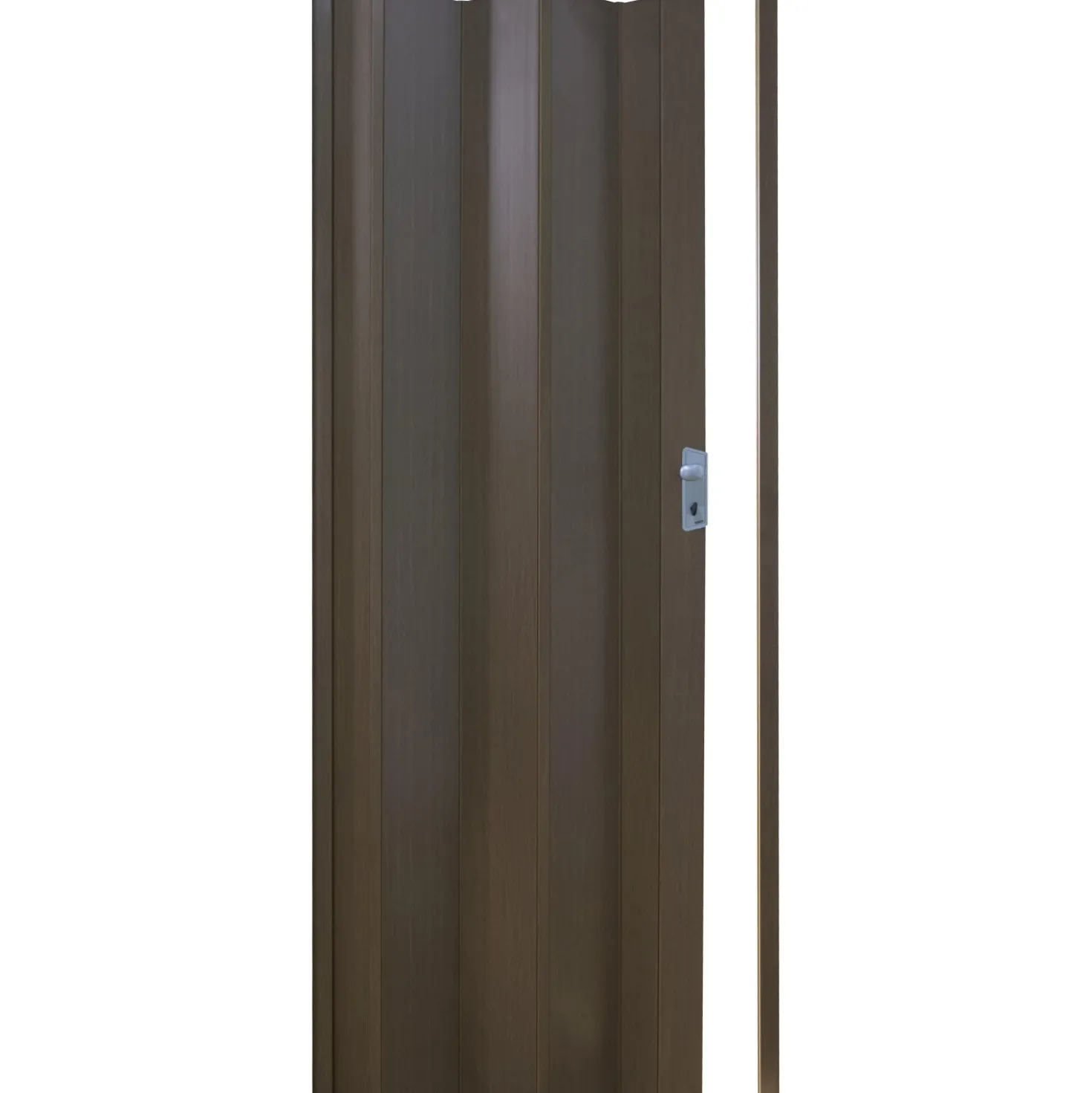Porta a soffietto Maya in PVC 83x214 cm legno scuro