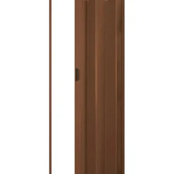 Porta a soffietto Monica in PVC 83x214 cm noce