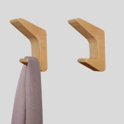 Porta abito in legno finitura naturale L 2 x H 7 x P 7 cm