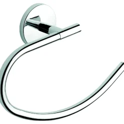 Porta asciugamani ad anello One Duo cromo