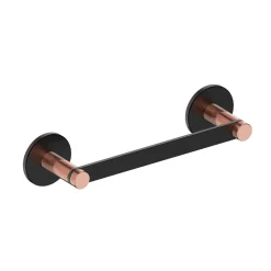 Porta asciugamani Astral nero/rame 30 cm