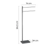 Porta asciugamani da terra Trilly grigio 84,5 cm