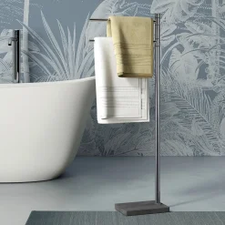 Porta asciugamani da terra Trilly grigio 84,5 cm