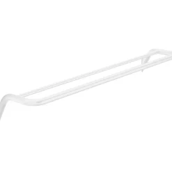 Porta asciugamani doppio da parete Idrostile 616x89 mm Bianco