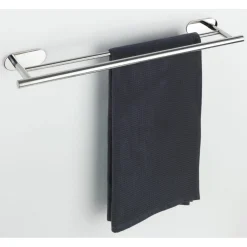 Porta asciugamani doppio Orea shine 60 cm