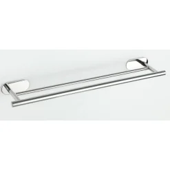 Porta asciugamani doppio Orea shine 60 cm