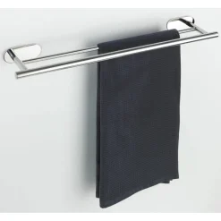 Porta asciugamani doppio Orea shine 60 cm