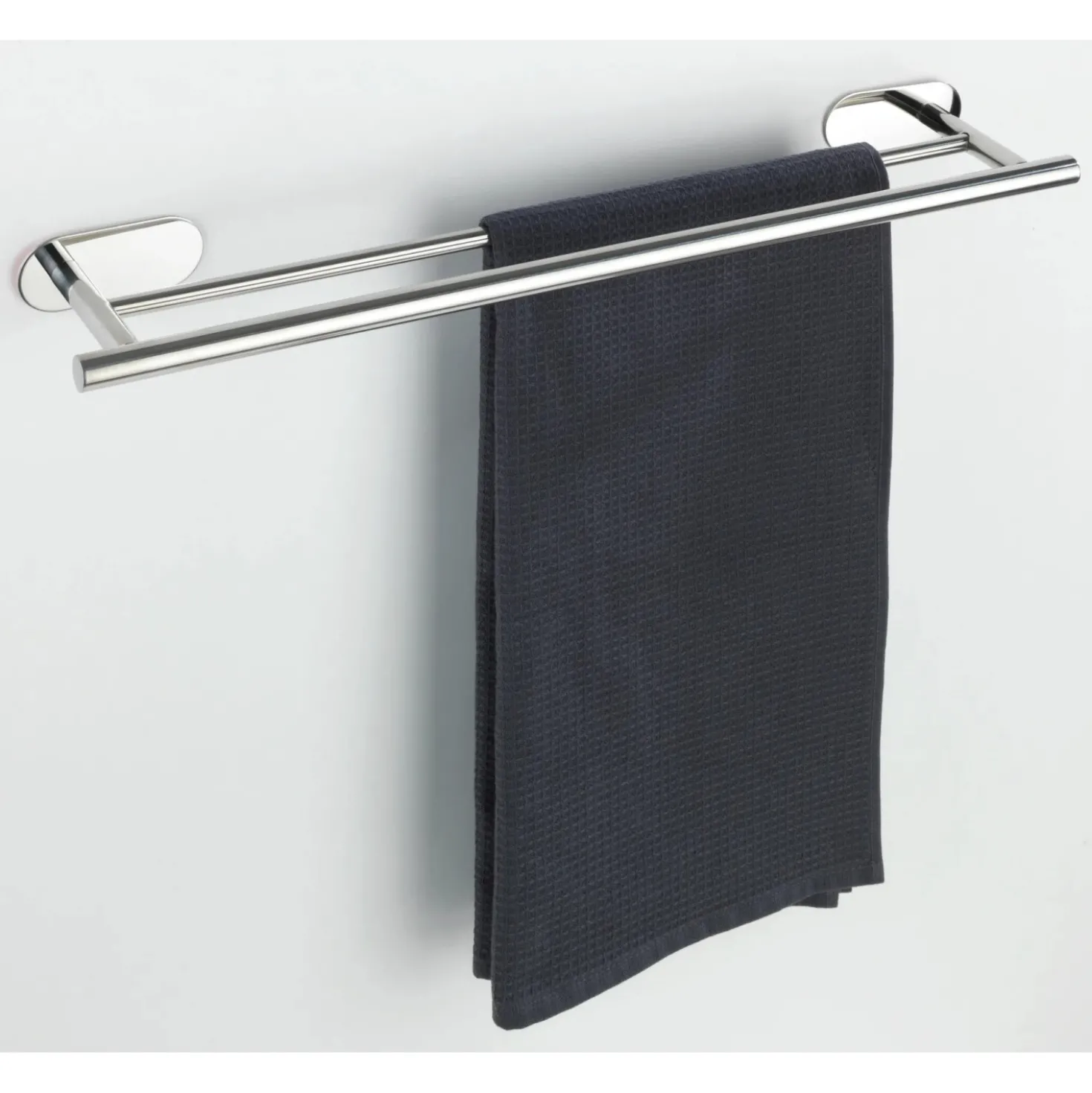 Porta asciugamani doppio Orea shine 60 cm