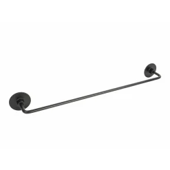 Porta asciugamani Wind nero 40 cm