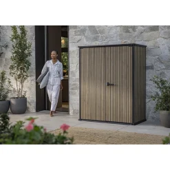 Porta attrezzi in plastica Keter Vertical sp. 20 mm marrone chiaro 1,16 m²