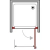 Porta battente 1 anta Platz 80 cm H 190 cm bianco e sintetico