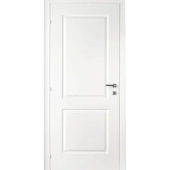 Porta battente destra 2B bianco laccato 210x80 cm
