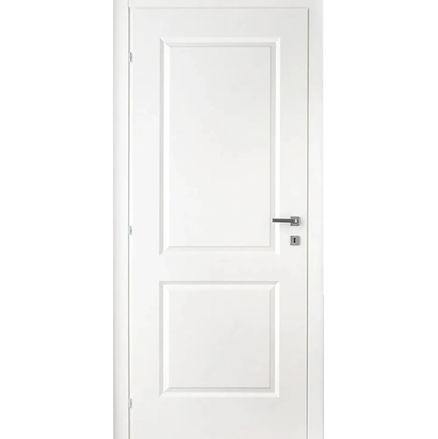 Porta battente destra 2B bianco laccato 210x80 cm
