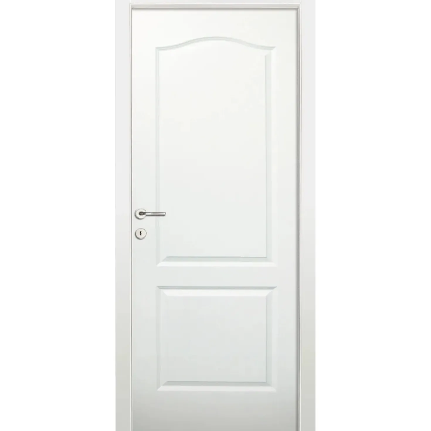 Porta battente destra Giulia bianco laccato 200x80 cm
