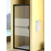 Porta battente doccia 1 anta Bild L77/83xH190 cm bianco decoro 2