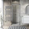 Porta battente doccia 1 anta 97/101 cm cromo