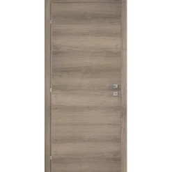 Porta battente reversibile Badia moka 200x80 cm