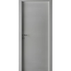 Porta battente reversibile Aspen bianco frassino 210x70 cm