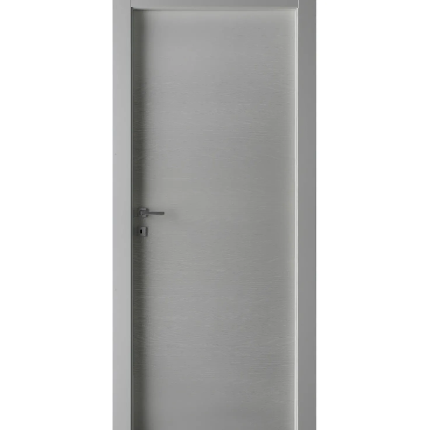 Porta battente reversibile Aspen bianco frassino 210x70 cm