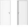 Porta battente reversibile Ice una bugna laccata 210x70 cm