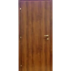 Porta battente reversibile Badia noce 210x80 cm