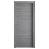 Porta battente reversibile Marika micro grigio 70x210 cm