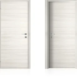 Porta battente reversibile Bormio Olmo 200x80 cm