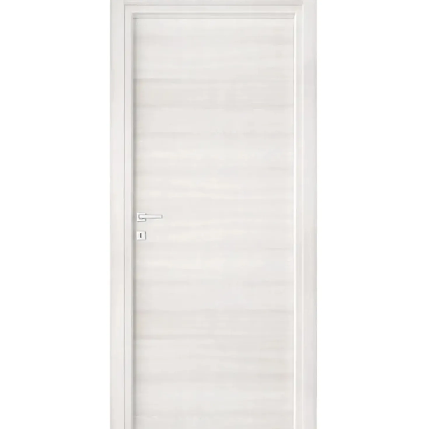 Porta battente reversibile Badia grigio 210x90 cm