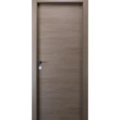 Porta battente reversibile Rio nocciola 210x70 cm
