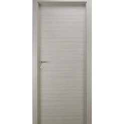 Porta battente reversibile Jazz palissandro 210x80 cm