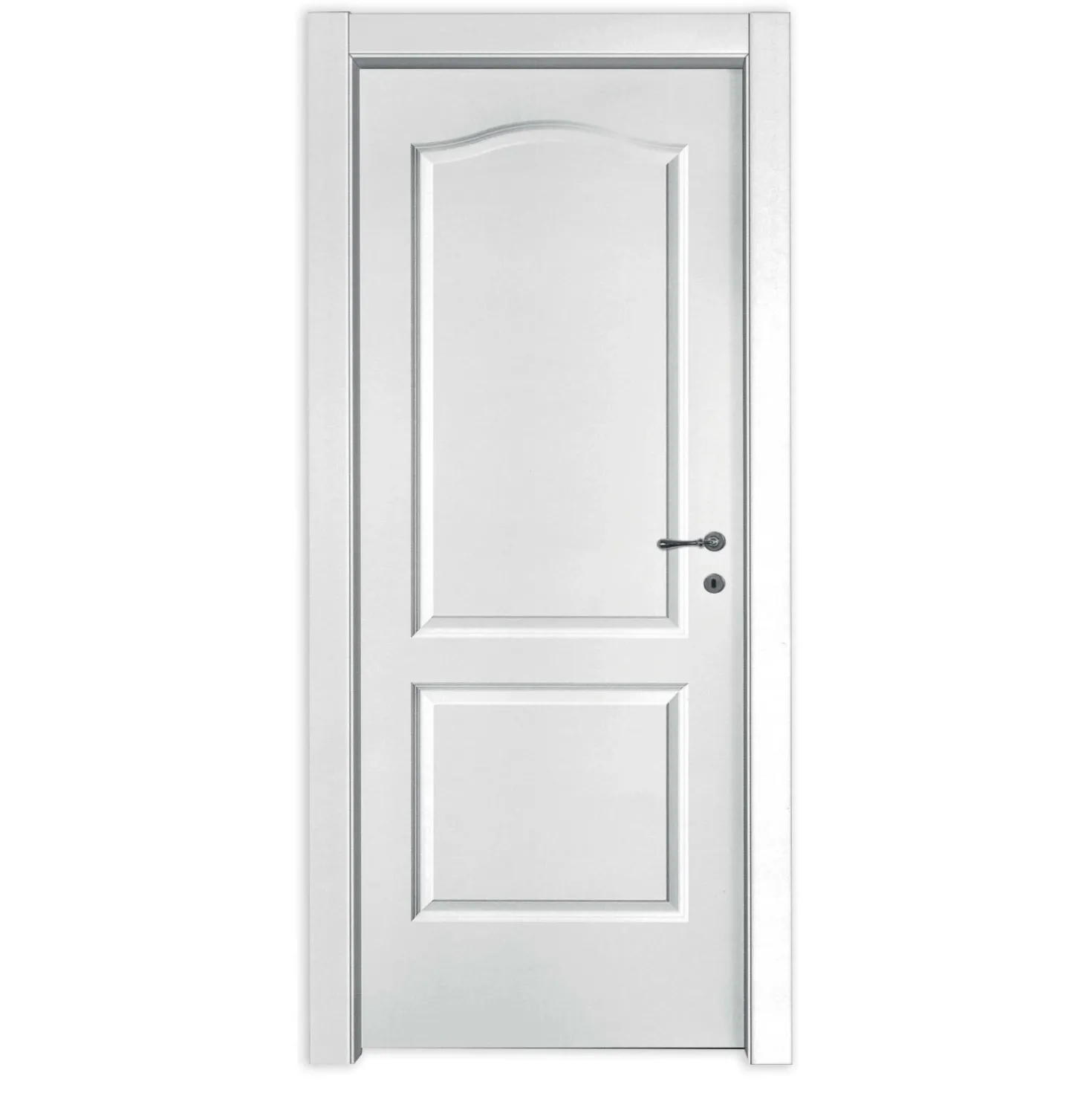 Porta battente sinistra Giulia bianco laccato 210x80 cm