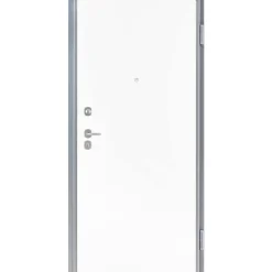 Porta blindata Ares 90x210 cm grigia apertura sx