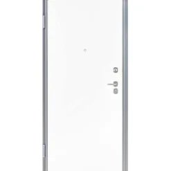 Porta blindata Ares 90x210 cm grigia apertura dx