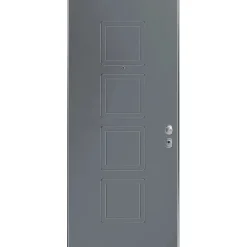 Porta blindata Ares 80x210 cm grigia apertura sx