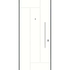 Porta blindata Demetra 90x210 cm bianco apertura sx