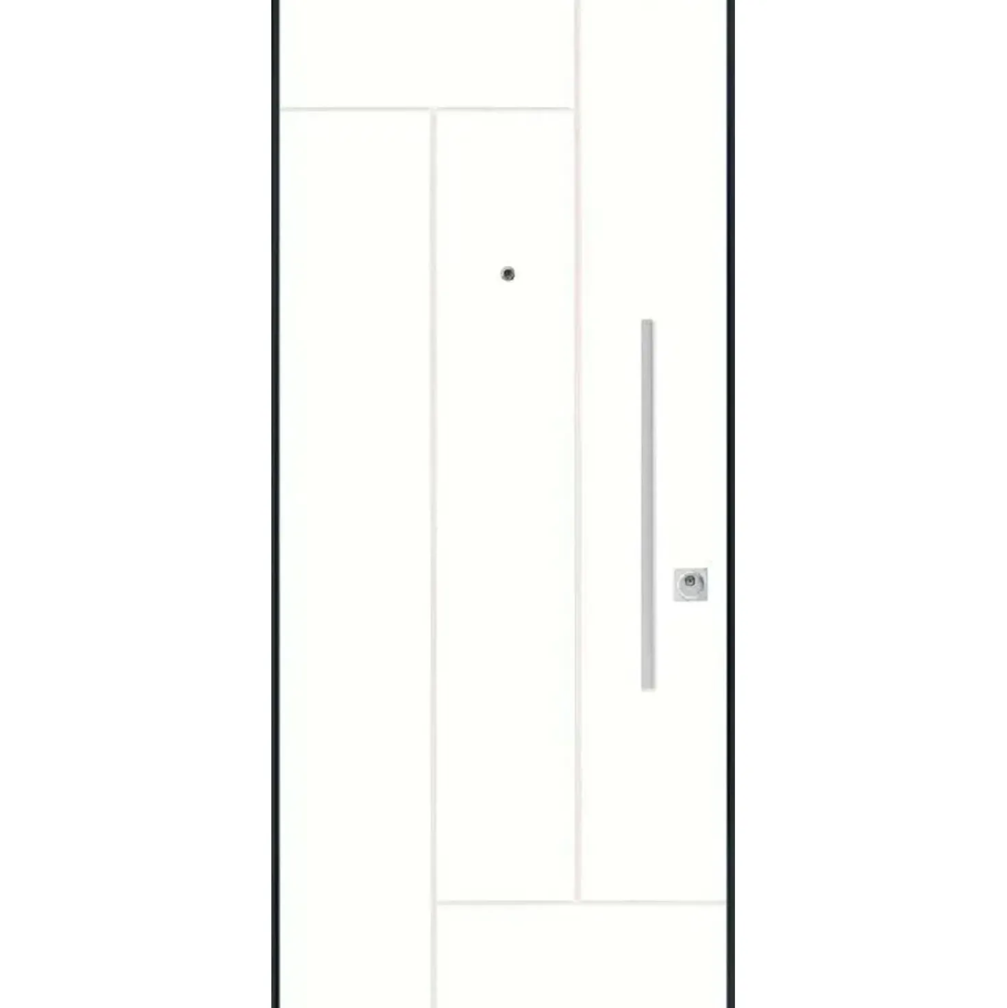 Porta blindata Demetra 90x210 cm bianco apertura sx