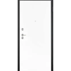Porta blindata Demetra 90x210 cm bianco apertura sx