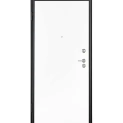 Porta blindata Demetra 80x210 cm bianco apertura dx
