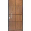 Porta blindata Externa 85x210 cm noce medio apertura dx