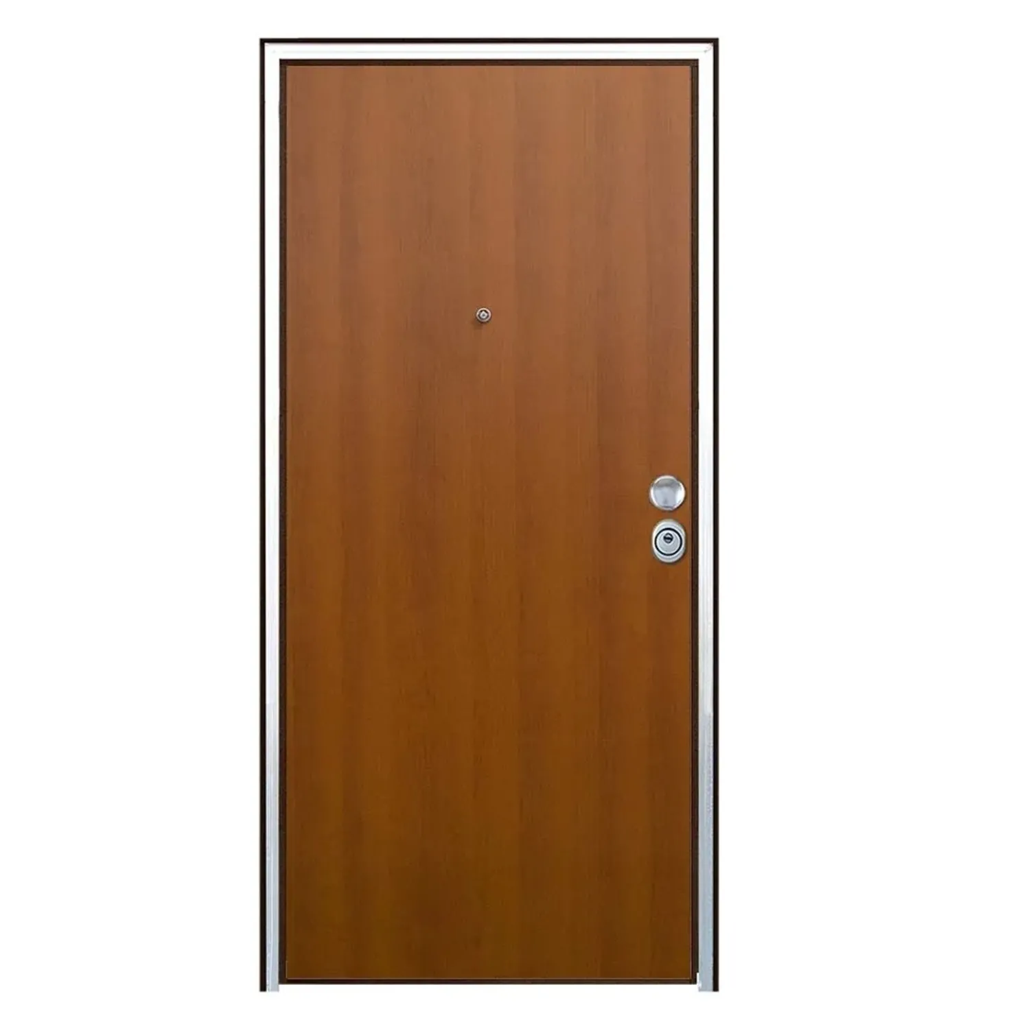Porta blindata Gap 90x210 cm bianca apertura sx