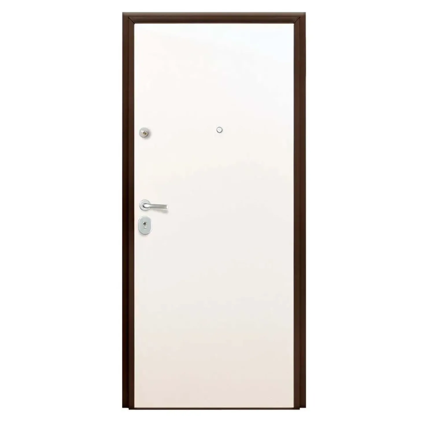 Porta blindata Gap 90x210 cm bianca apertura sx