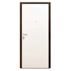 Porta blindata Light 90x210 cm noce apertura sx