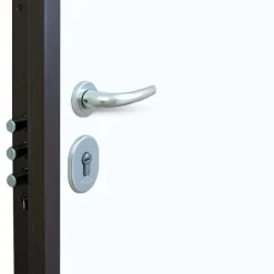 Porta blindata Light 90x210 cm noce apertura sx